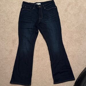 Classic Dark Blue Women's Boot Cut Jeans